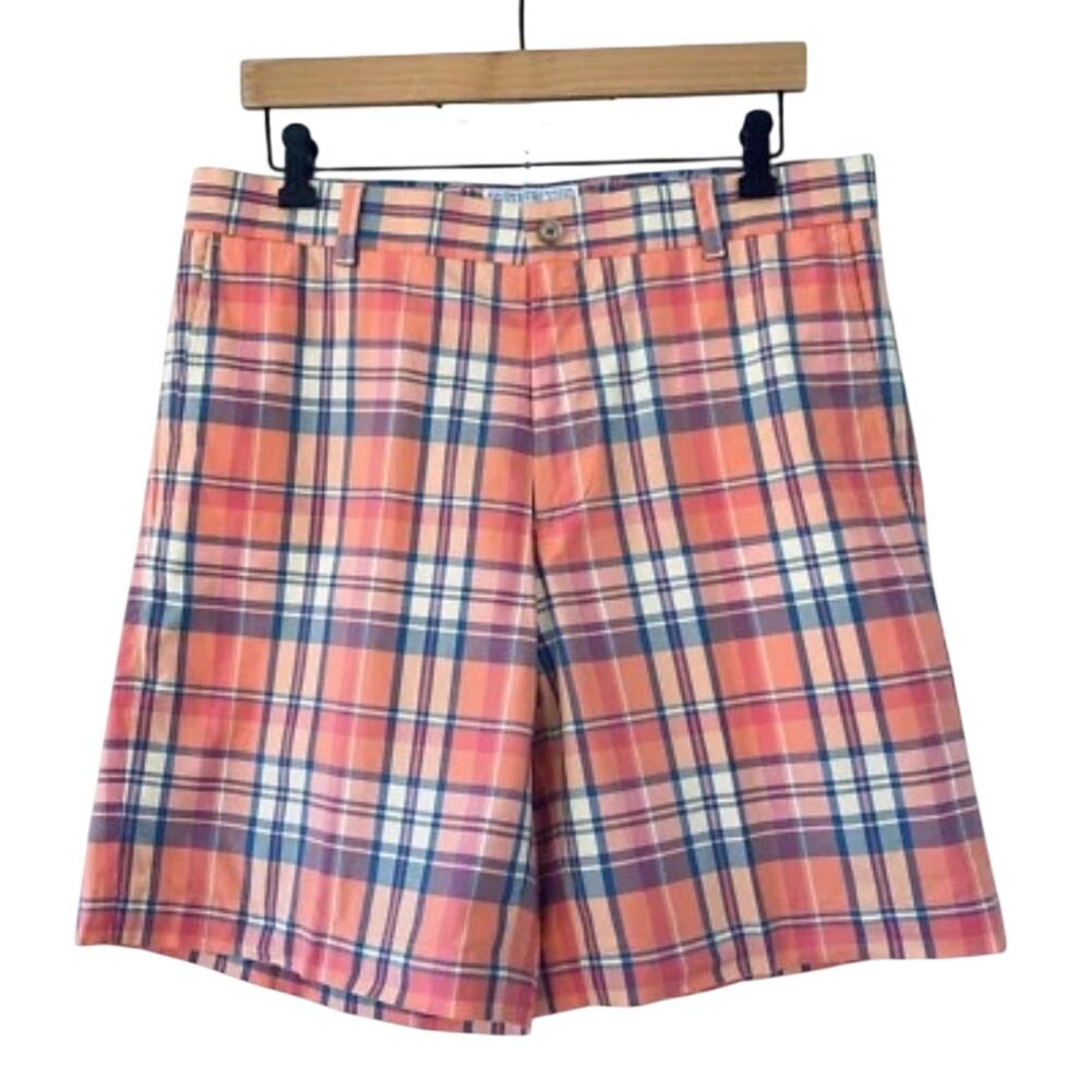 Southern Tide Men's Plaid Skipjack Shorts 32